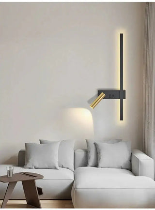 Minimalist Aluminium Wall Light – Dual Light Source Wall Sconce-Wall Lights