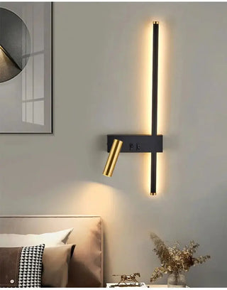Minimalist Aluminium Wall Light – Dual Light Source Wall Sconce-Wall Lights