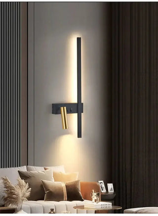 Minimalist Aluminium Wall Light – Dual Light Source Wall Sconce-Wall Lights