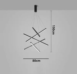 Minimalist Chandelier Bars : Elegant Lighting Fixture-Chandeliers