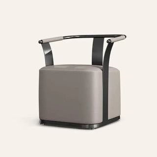 Minimalist Genuine Leather Dining Chair