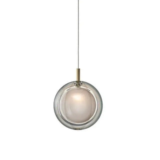 Minimalist Glass Stone Pendant Staircase Chandelier Lighting-Staircase Chandeliers