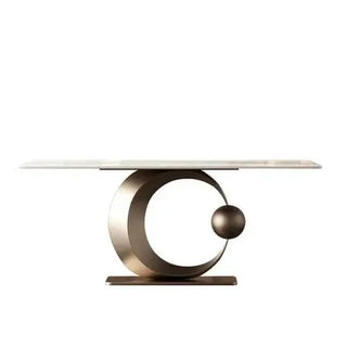 Minimalist Italian Rock Slate Dining Table-Dining Tables