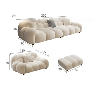 Minimalist Lazy Luxury Living Room Sofa Set-Sofa Set