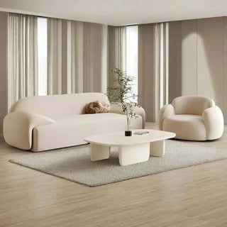 Minimalist Long Italian Designer Sofa Set-Sofa Set