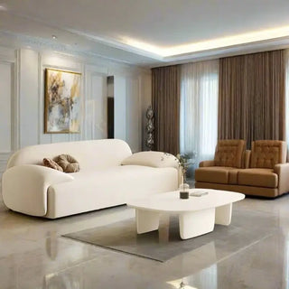 Minimalist Long Italian Designer Sofa Set-Sofa Set