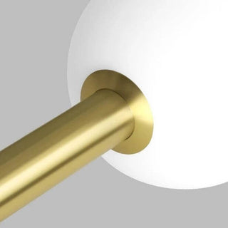 Minimalist Pole Globes Pendant Staircase Chandelier-Staircase Chandeliers