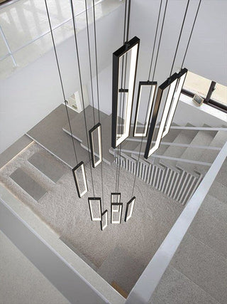 Minimalist Staircase Chandeliers - Elevate Your Space-Staircase Chandeliers