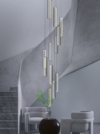 Minimalist Staircase Chandeliers - Elevate Your Space-Staircase Chandeliers
