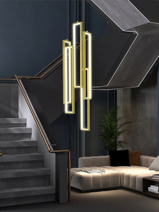 Minimalist Staircase Chandeliers - Elevate Your Space-Staircase Chandeliers