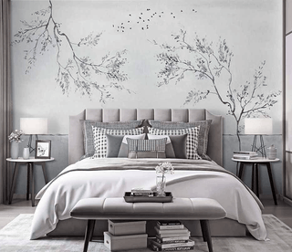 Minimalist Trees Wallpaper Murals - Elevate Your Space-Trees Wallpaper