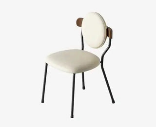 Minimalist Wrought Accent Dining Chair-Dining Chairs