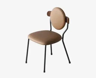 Minimalist Wrought Accent Dining Chair-Dining Chairs