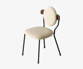 Minimalist Wrought Accent Dining Chair-Dining Chairs