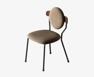 Minimalist Wrought Accent Dining Chair-Dining Chairs