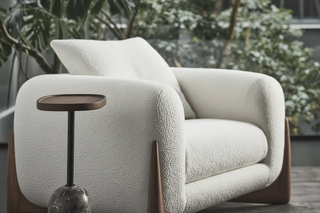 Minimalist Wood Arches Sofa Set – Single, Three & Four Seater