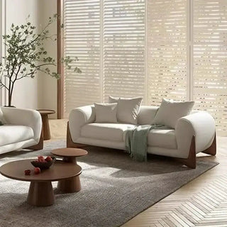 Minimalist XXL Wood Arches Sofa Set-Sofa Set