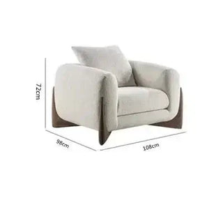 Minimalist XXL Wood Arches Sofa Set-Sofa Set