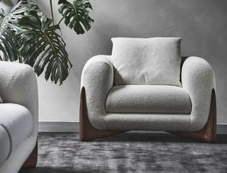 Minimalist XXL Wood Arches Sofa Set-Sofa Set