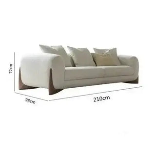 Minimalist XXL Wood Arches Sofa Set-Sofa Set