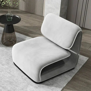 Minimalistic Fluffy Sofa Chair – Exquisite Blend-Sofa Chairs