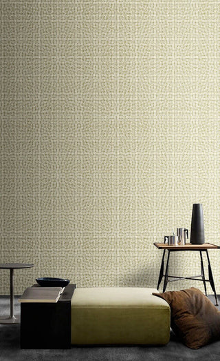 Minimalistic Geometric Yellows Wallpaper Mural-Geometric Shapes Wallpaper