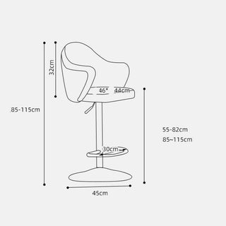 GraffitiWallArt-Minimalistic Kitchen Counter Bar Stool – Modern Design, Comfortable Seating