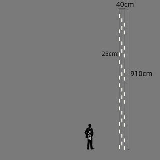 Minimalistic Long Drop LED Staircase Chandelier Lighting-Staircase Chandeliers