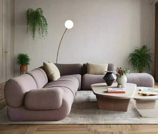Minimalistic Modular Wave Sofa Set - Make your own-Sofa Set