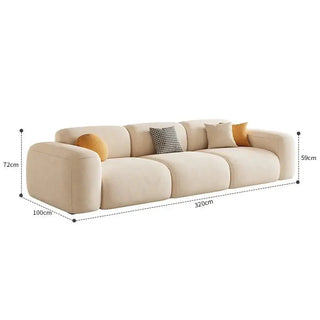Minimalistic Relaxing Lounge Sofa Set-Sofa Set