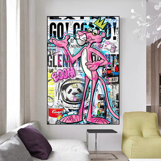 Modern Artistry - Pink Panther Poster-Pink Panther Art