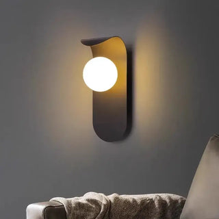 Modern Globe Shade Wall Light – G9 LED Wall Lamp for Bedroom &amp; Hallway