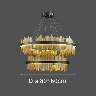 Modern LED Round Hanging Lamp-Chandeliers