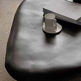 Modern Minimalist Black Coffee Table for a Stylish Living Room-Coffee Table