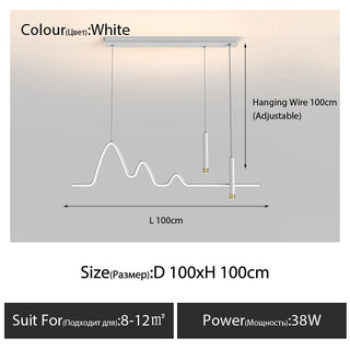 Modern Minimalist LED Chandelier Light-Kitchen Island