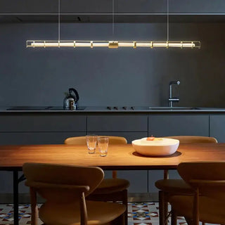 Modern Minimalist Strip LED Pendant Light-Kitchen Island