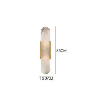 Modern Stone Wall Lamp with Marble Shade – LED Wall Lighting