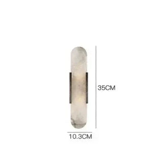 Modern Stone Wall Lamp with Marble Shade – LED Wall Lighting