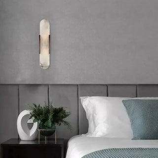 Modern Stone Wall Lamp with Marble Shade – LED Wall Lighting