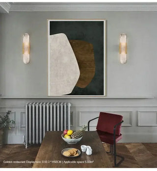 Modern Stone Wall Lamp with Marble Shade – LED Wall Lighting