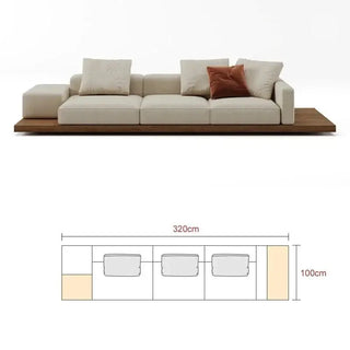 Modular Lounge Cloud Floor Accent Sofa-Sofa Set