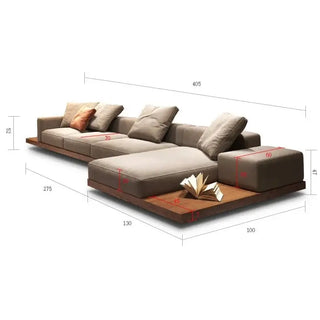 Modular Lounge Cloud Floor Accent Sofa-Sofa Set