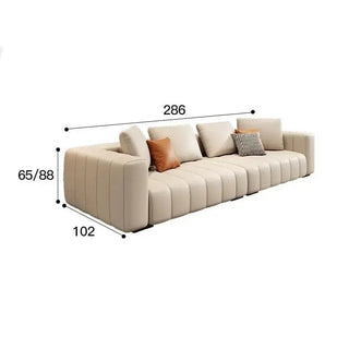 Modular Sectional Leather Sleeper Sofa-Sofa Set