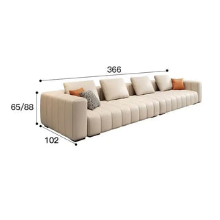 Modular Sectional Leather Sleeper Sofa-Sofa Set
