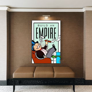 Monopoly Build an Empire Card Canvas Wall Art-Wall Posters