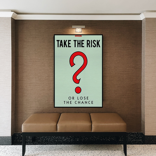 Monopoly Canvas Wall Art: Take the Risk Design-Wall Posters