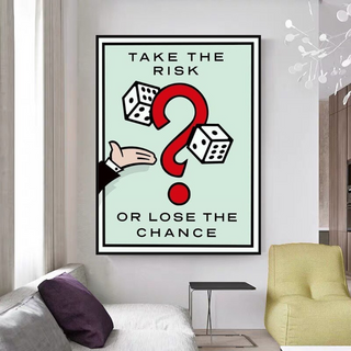 Monopoly Canvas Wall Art: Take the Risk Game Enthusiasts-Wall Posters