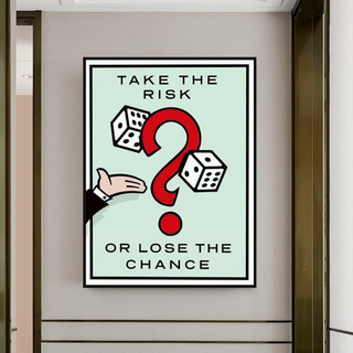 Monopoly Canvas Wall Art: Take the Risk Game Enthusiasts-Wall Posters