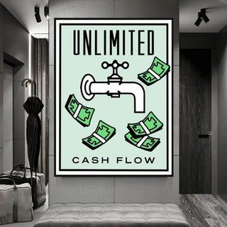 Monopoly Canvas Wall Art for Enhancing Cash Flow-Wall Posters