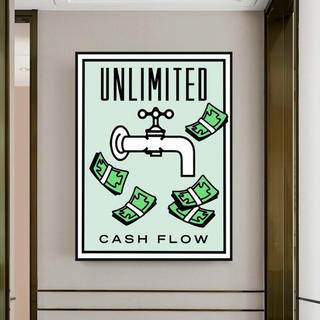 Monopoly Canvas Wall Art for Enhancing Cash Flow-Wall Posters